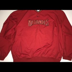 Vintage, Nike Authentic, Nationals Pullover.